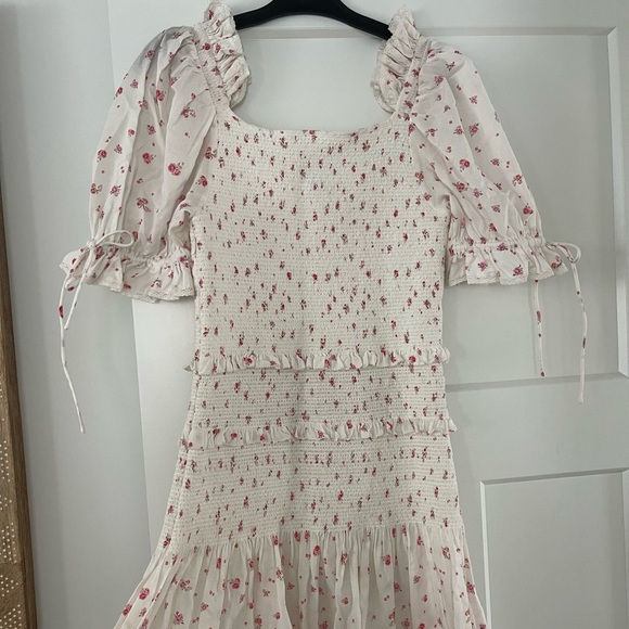 LoveShackFancy smocked mini dress - Picture 7 of 8